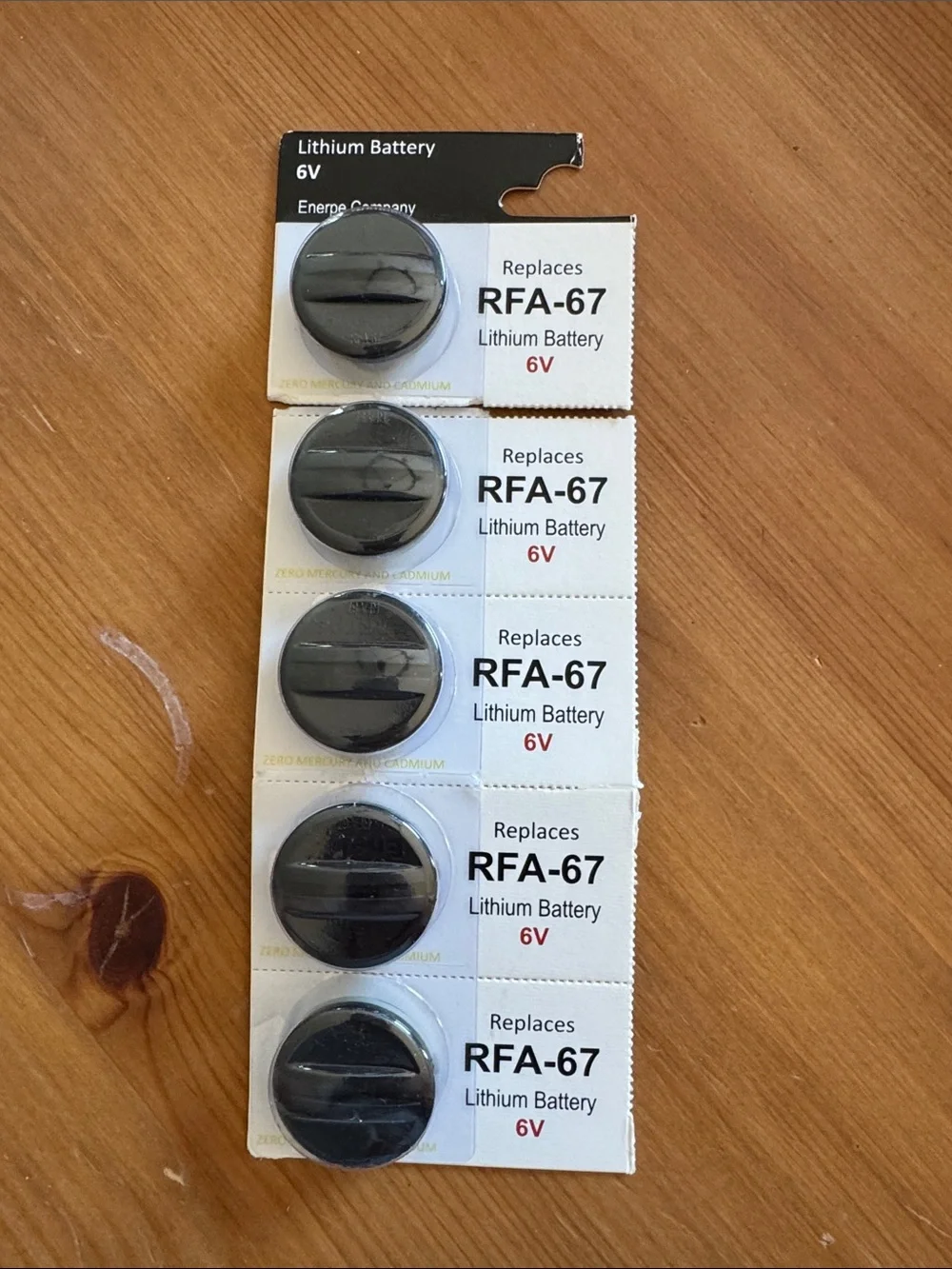 RFA-67 Batteries for training collar NEW